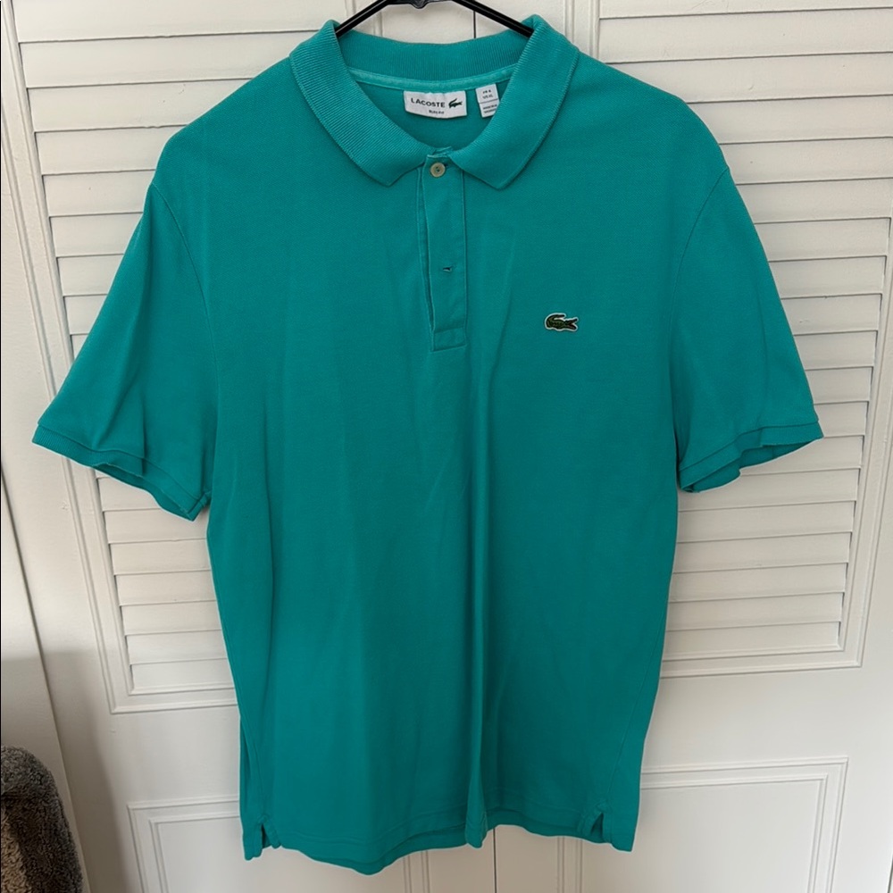 Lacoste Men's Green Polo Shirt
